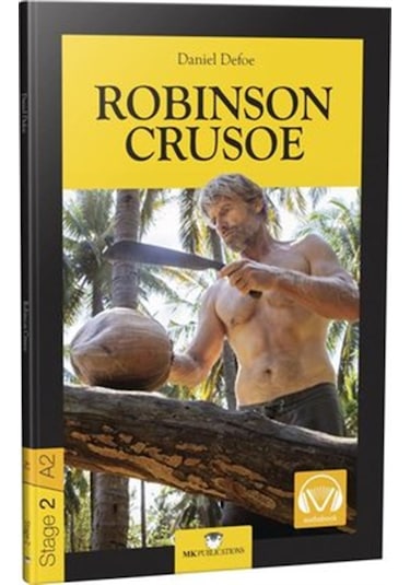 Stage-2 Robinson Crusoe - İngilizce Hikaye - Daniel Defoe - MK Publications