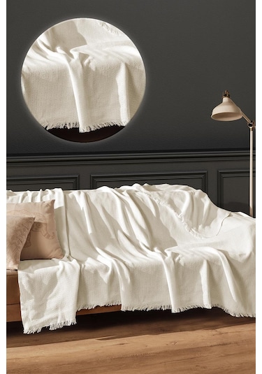 Merlin Koltuk Örtüsü 170 x 200 Ekru