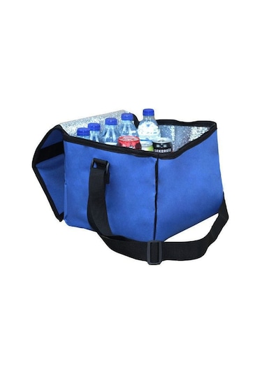 Termal Soğuk Tutucu Çanta Termos Kamp Çantası Soğutucu Plaj Çanta Mavi