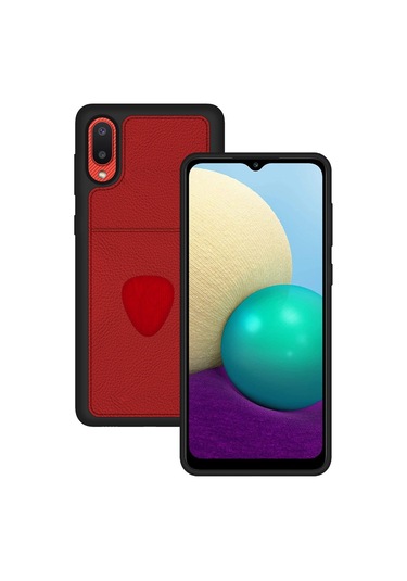 Fitcase Samsung Galaxy A02 Kilif Proda Deri Tek Kartlik Cepli 500649320