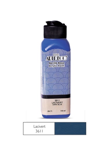 Artdeco Akrilik Boya 140 Ml Lacivert - 4 Adet