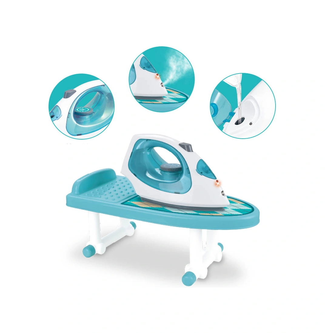 Sesli Işıklı Pilli Masalı Evcilik Eğitici Oyuncak Ütü Seti