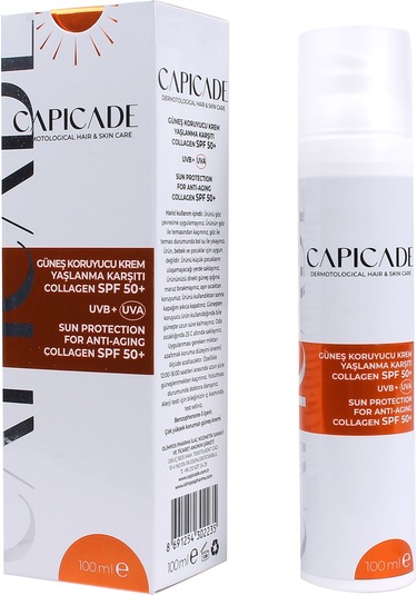 Capicade Collagen Güneş Koruyucu Krem Spf 50+ 100 ML