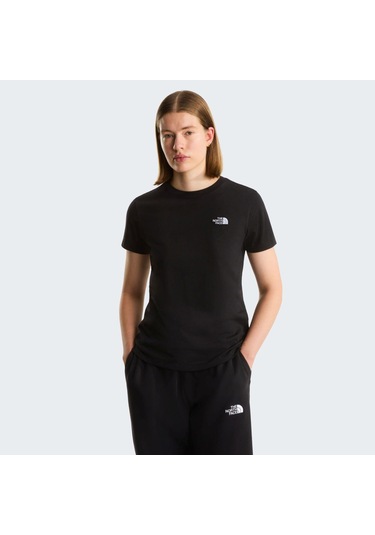 The North Face W Evolutıon Sımple Dome Slm Short Sleeve Kadın Tişört Nf0a8fx7jk31 Siyah