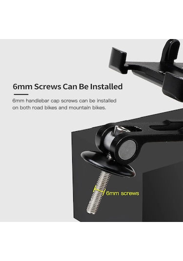 Gub Alüminyum Alaşımlı Bisiklet Telefonu Montaj Bisiklet Siyah