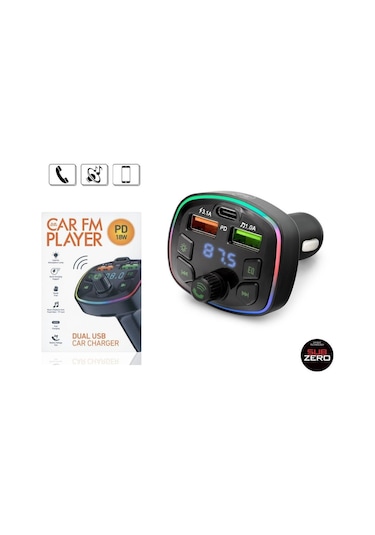 Subzero Fm55 Bluetooth 18w Type-c Usb Fm Cakmaklık