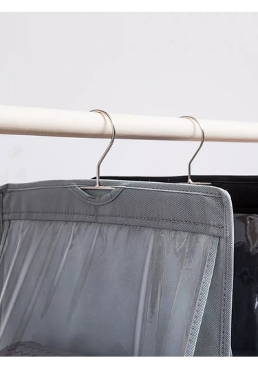 Homlove Çamaşır Ve Çanta Saklama Asma Düzenleyici 143634213 Siyah