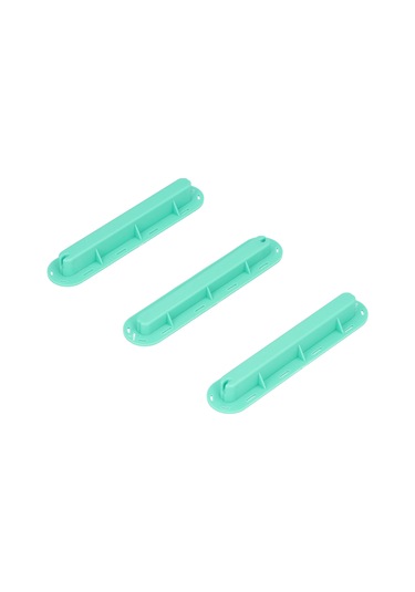 Ximistore9 Surf Tahtası Uçak Kuyruğu Kanalı, Yeşil Plastik 3lü Fın Kutusu, Sabit Tutucu, Dayanıklı, Kolay Kurulum, Surf Aksesuarı