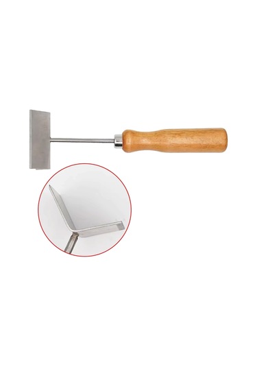 Xurunkeji Arıcılık Küreği, Paslanmaz Çelik Kraliçe Arı Dışlayıcı, Ahşap Saplı Arı Kovanı Çerçevesi Temizleme Küreği, Arıcı Malzemeleri