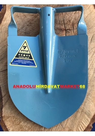 Yenal Çelik Kürek Tepkili Bel Kürek Bahçe Ve İnşaat Küreği Çelik