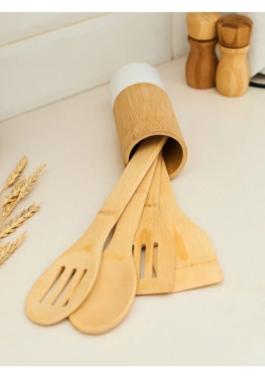 Topichome Bambudan Yapılmış Mutfak Aksesuarları Seti 244635525 Aromatik