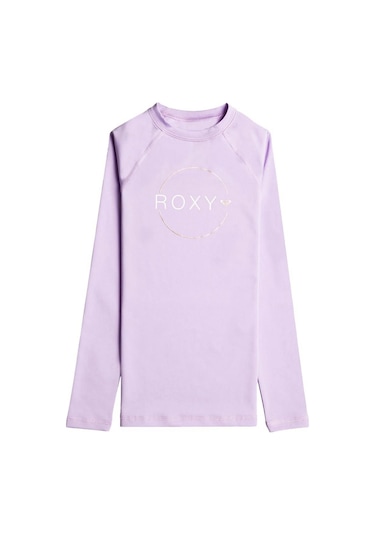 Roxy Ergwr03342 Beach Classics Ls Kız Çocuk Yüzücü Tişörtü Mor