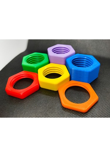 Eğitici -ince Motor Becerileri Somunlu Fidget Cıvatası M36x4