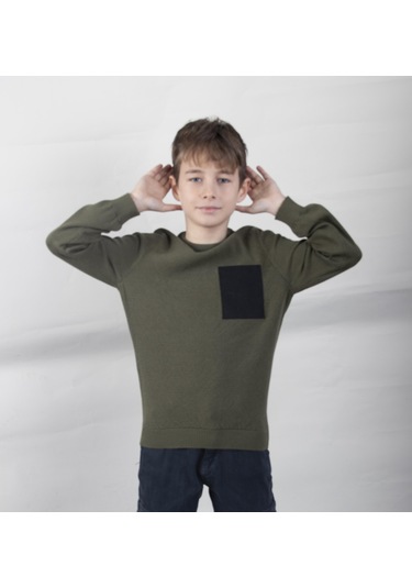 Alexandergardı Cep Detaylı Çocuk Triko Kazak C22-18937 001