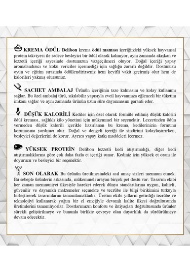 Delibon Creamy Karışık Kedi Ödül Maması 32 x 15 G