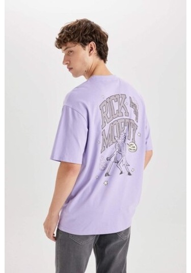 DeFacto %100 Pamuk Rick and Morty Boxy Fit Bisiklet Yaka Sırt Baskılı Kısa Kollu Tişört D5465AX25SPPR479 DeFacto %100 Pamuk Rick and Morty Boxy Fit Bisiklet Yaka Sırt Baskılı Kısa Kollu Tişört D5465AX25SPPR479