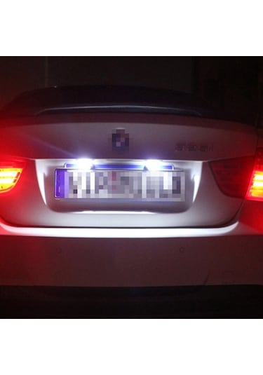 Sones Ford Focus İçin 24 Smd-3528 Lambalı 2 Adet Plaka Işığı, 2w 120lm,6000k, Dc12v