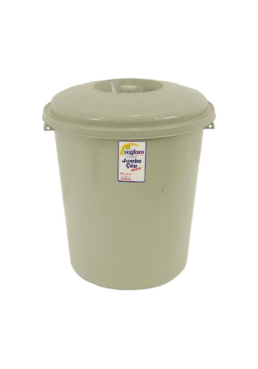 Sağlam Plastik Jumbo Çöp Kovası Kilitsiz 90 Lt Çok Renkli
