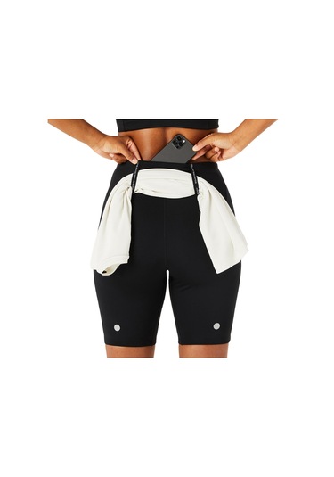 Asics ROAD HIGH WAIST 8IN SPRINTER Siyah Women Bisikletçi Taytı 2012C967-001 Siyah
