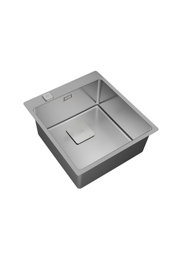 Teka Forlinea Rs15 2B 40.40 (Auto) Tek Hazneli Tezgahüstü/Tezgahasıfır (Flush) Paslanmaz Çelik Eviye - 115000019
