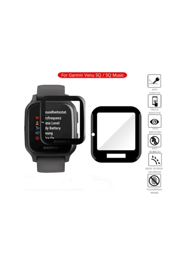 Garmin Venu Sq Sq Music 3D Cam Full Ekran Koruyucu