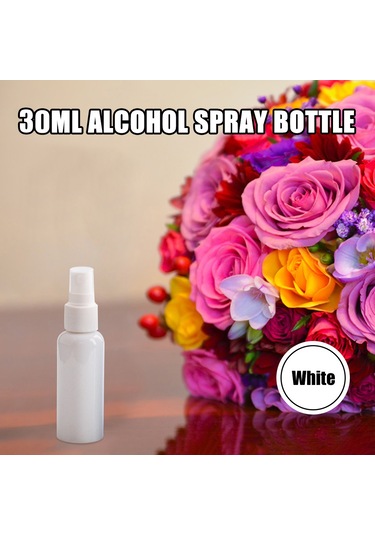 Monyee 30ml Taşınabilir Pp Malzeme Dezenfektan Alkol Sprey Flaske - Saf Ve Dayanıklı Beyaz