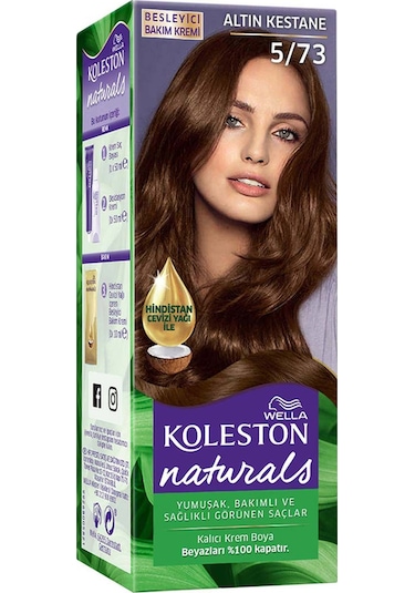 Wella Koleston Naturals Saç Boyası 5.73 Altın Kestane