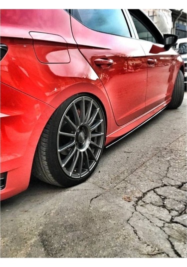 Volkwagen Golf 7-7.5 Yan Marşpiyel Altı Lip Parlak Siyah Abs Çift