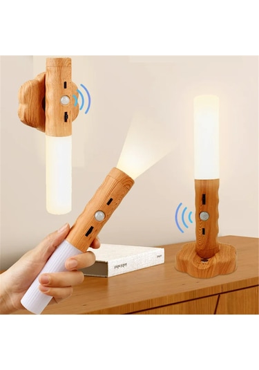 Neevoyu 3'ü 1 Arada Akıllı Led Sensor Işığı - Şarjlı Duvar Lambası, El Feneri Ve Masa Lambası - 2.5w Beyaz Işık, 800mah Pil, Manyetik Tabanlı, Çok Senaryoda Kullanım Diğer