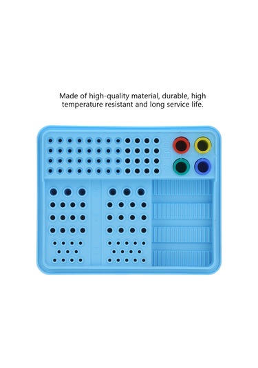 Shineyee Endo 91 Delikli Diş Saklama Ve Dezenfeksiyon Kutusu Endo Burs Tutucu Bur Dezenfeksiyon Kutusu-298