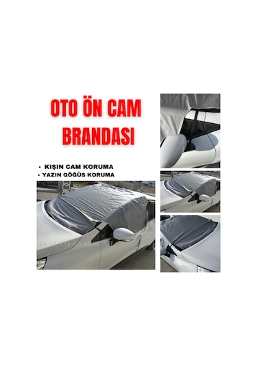 Peugeot Rifter 2019 Üstü Araca Uyumlu Oto Ön Cam Branda Ve Güneşlik