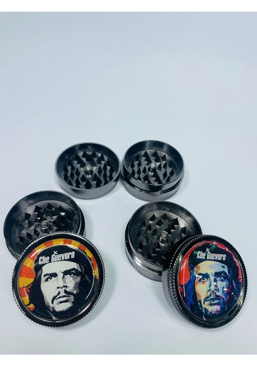 Che Guevara Metal 2 Parça Sivri Diş Tütün Öğütücü Grinder 50 MM