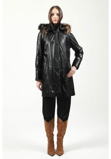 Dericlub Donna Gerçek Deri Kadın Kaban (474084309)