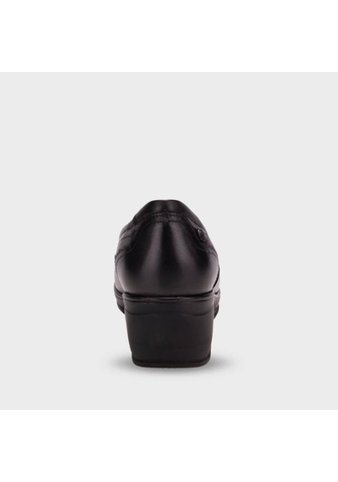 Forelli 57610-g Funda Siyah Kadın Hakiki Deri Ayakkabı Siyah