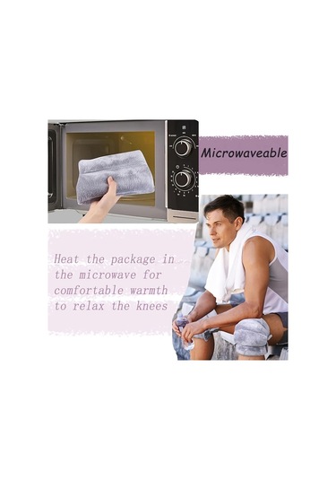 Willowhaven Mor Mikrodalga Isıtma Pedi Diz Kalça Kol Karın Sıcak Soğuk Kompres Mor 1