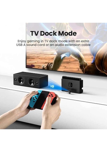 Ugreen Nintendo Switch İçin Bluetooth 5.0 Verici Ses Adaptörü Siyah
