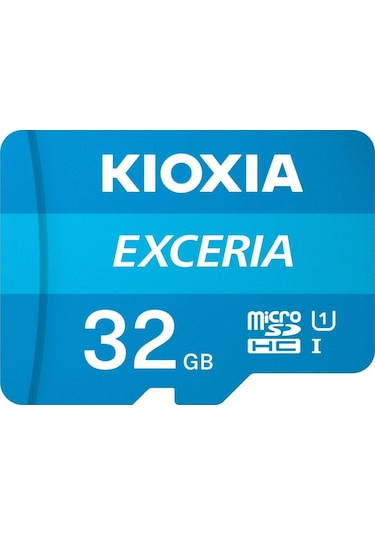 Kioxia Exceria LMEX1L032GG2 32 GB MicroSDHC UHS-I Class 10 Hafıza Kartı + Adaptör