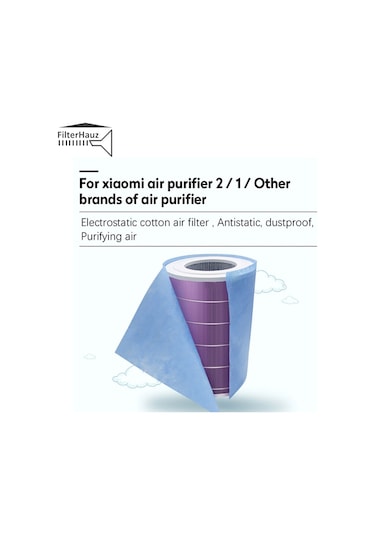 Filterhauz I Xiaomi Air Purifier Için Toz Tutucu Filtre 4 Adet