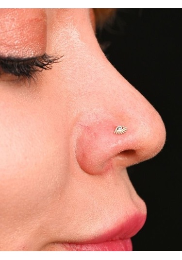 Gümüş Zirkon Taş Göz Figür Hızma 925 Ayar Hızma-hızma42 Gümüş