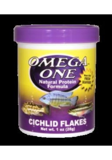 Omega One Cichlid Flakes 270ml / 28gr.