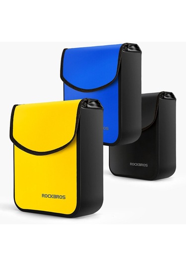 Rockbros-su Geçirmez Bisiklet Gidon Çantası Bisiklet Y24681b Siyah