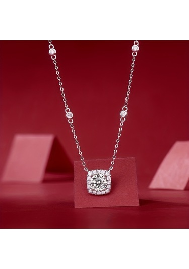 Zarif Kolye Zinciri Takı Gümüş