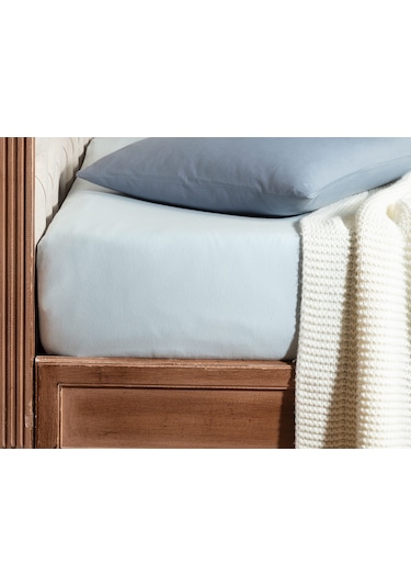 Madame Coco Valeria King Size Lastikli Penye Çarşaf Çpe-03king Size Plus-mavi Mavi Diğer