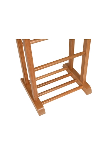 İkili Dilsiz Uşak Açık Kahverengi Masif Ahşap Palto Ceket Cüppe Diğer