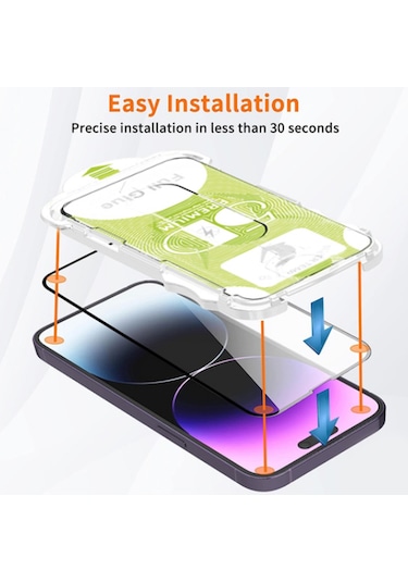 Samsung Galaxy Uyumlu S24 Kolay Uygulama Aparatlı 5d Magic Box Cam Ekran Koruyucu