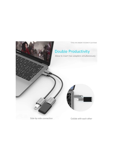 Lg 14z90pk.arw3u1 Otg Typec/pd Erkek Usb 3.0 Dişi Dönüştürücünüzle Uyumlu Tek Styz Usbc Usbc Usb 3.0 Adaptör. 5gbps