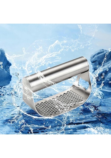 2 Adet Çok Amaçlı Sarımsak Presi Mutfak Aleti Sarımsak Kıyma Makinesi Siyah