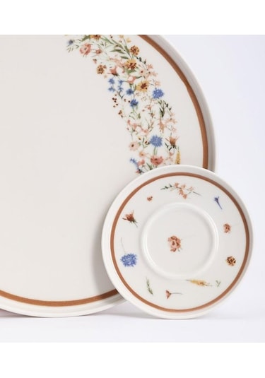 Maxx Doria Daisy 6 Kişilik 28 Parça Kahvaltı Takımı Pa2041 Desenli