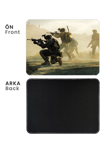 İlyuka 40x30cm Gaming Oyuncu Mousepad Military Operation Mp274030
