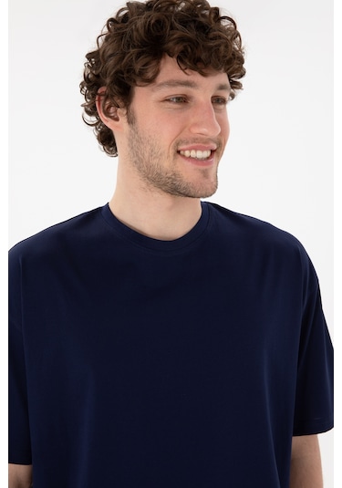 U.S. Polo Assn. Erkek Comfort Fit Bisiklet Yaka Lacivert Merserize Basic Tişört 50313089-VR033 U.S. Polo Assn. Erkek Comfort Fit Bisiklet Yaka Lacivert Merserize Basic Tişört 50313089-VR033